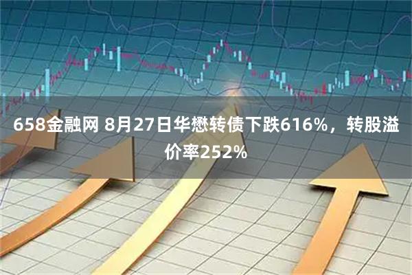 658金融网 8月27日华懋转债下跌616%，转股溢价率252%