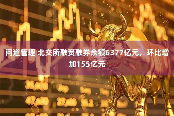 问道管理 北交所融资融券余额6377亿元，环比增加155亿元