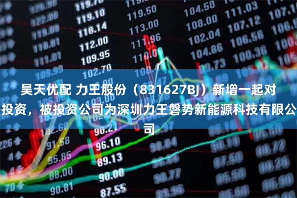 昊天优配 力王股份(831627BJ)新增一起对外投资,被投资公司为深圳力王磐势新能源科技有限公司