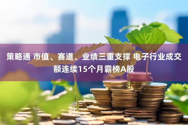 策略通 市值、赛道、业绩三重支撑 电子行业成交额连续15个月霸榜A股