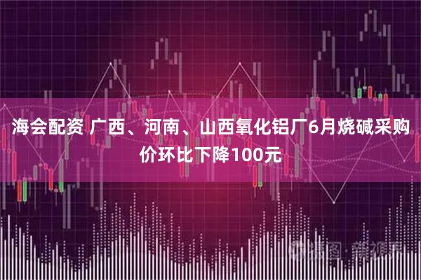 海会配资 广西、河南、山西氧化铝厂6月烧碱采购价环比下降100元